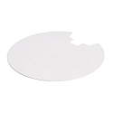 Rear cover for series UNI II, Ø 9.5cm, white