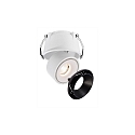 Reflector ring II for series UNI, plastic, IP20, black