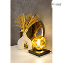 ECO-Light Lampe de table CANOPUS E14 IP20, jaune, noir 