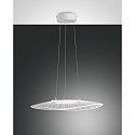 LED Pendant luminaire VELA, 1x 24W, 3000K, 2160lm, IP20, white