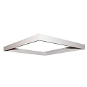 Mounting frame for Insert grid luminaire, panel, pluggable, without visible screws, aluminum, white