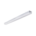LED Damp-proof luminaire, prismatic, 54W, 3000K, 6900lm, IP50, white
