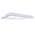 Recessed frame for Insert grid luminaire, panel, aluminum, white