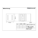 Frisch-Licht LED Insert grid luminaire module 625, 30W, 3000K, 3800lm, IP20, UGR < 16, white Frisch-Licht LED Insert grid luminaire module 625, 30W, 3000K, 3800lm, IP20, UGR < 16, white
