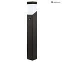 HEITRONIC Lampadaire dextérieur MADELEINE angulaire, avec capteur, réglable E27 IP44, anthrazit gradable