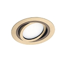 Recessed ceiling luminaire ILSOLE X, incl. LED GX53 3000K 500lm, rotatable & swiveling, DA Ø 15cm, ML Brass / Bronze