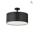 Luminaire de plafond MARA SCOOP  40CM avec espaceur E27, gris fonc, titane