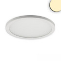 LED downlight Flex 15W, IP52, UGR<19, suitable for offices, ultraflat, DA 5-16cm, dimmable, white, 15W 3000K 1150lm 120°