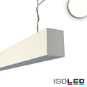 pendant luminaire PROLAMP30LID / 4000K+SKYBLUE - 120CM up / down, prismatic IP42, white dimmable