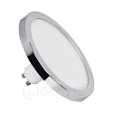 LED diffuser lamp Ø11cm, GX53, 6W 2700K/4000K 500lm, chrome