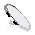 LED diffuser lamp Ø11cm, GX53, 8W 2700K/4000K 650lm, chrome