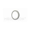 Magnetic decoring COVER UP for LED ceiling luminaire PANO DIM CCT ROUND, brushed steel, for Ø 21.9cm (MT76112)