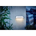 design for the people by Nordlux LED Außenleuchte FRONT 36 LED Wandleuchte, 12W LED, 3000K, 850lm, IP44, weiß