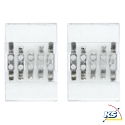 Paulmann Accessories for MAX LED STRIPE Clip-to-Clip connector, set of 2, white, for uncoated Strips