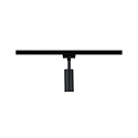 Paulmann URail LED Spot TUBO, 230V, 4.5W 3000K 160lm, rotatable and tiltable, black matt Paulmann URail LED Spot TUBO, 230V, 4.5W 3000K 160lm, rotatable and tiltable, black matt