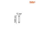 RADIUM LED Star Tube lamp T5 HE UN, 230Vac/electronic ballast, 144.9cm, G5, 18W 6500K 2800lm 160°