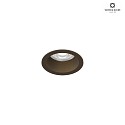 recessed spotlight DEEP BIJOU IP65 1.0 rigid, with leaf springs IP65, bronze dimmable