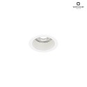 recessed spotlight DEEP BIJOU IP65 1.0 rigid, with leaf springs IP65, mat, traffic white dimmable