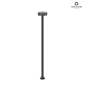 Lampadaire dextrieur POLA 2.1 - 24V PLUG&PLAY avec prise de courant, on/off, Plug&Play IP65, anthrazit 