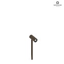 Lampe  piquet de terre GEO 1.0 - 24V PLUG&PLAY avec prise de courant, on/off, Plug&Play IP65, bronze 